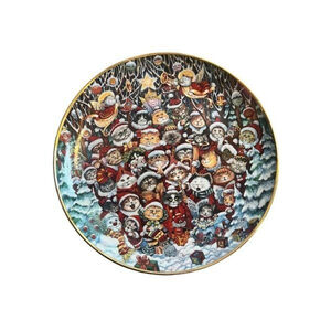 Vintage Franklin Mint Santa Claws Limited Edition Collector’s Plate